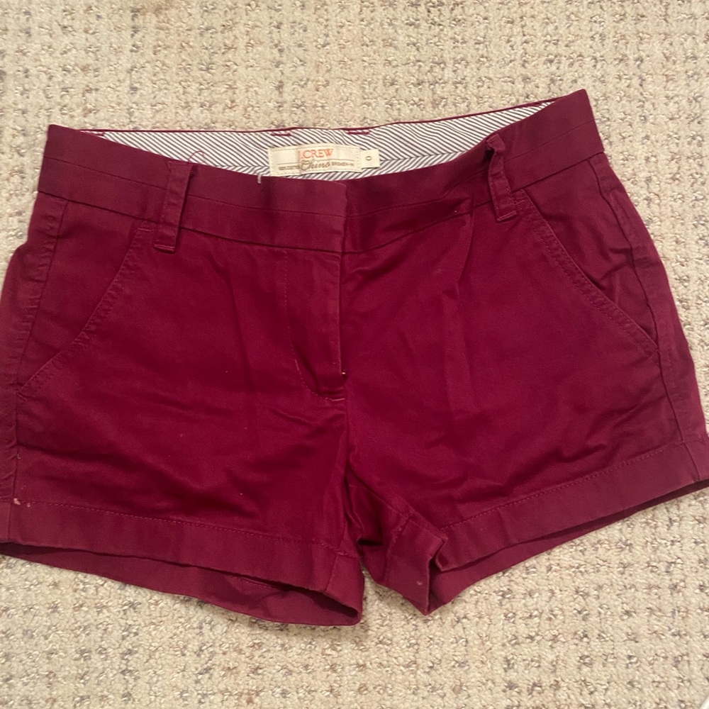 J. Crew chino shorts size 0